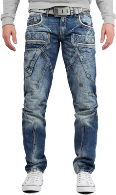 Produktbild von Cipo & Baxx Herren Jeans CD391 Blue W40/L34