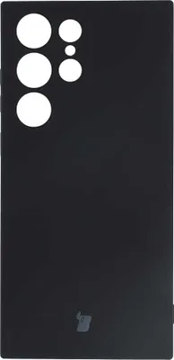 Produktbild von Bizon Case Silicone Sq für Galaxy S23 Ultra, schwarz