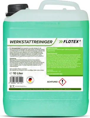 Produktbild von Flotex Werkstattreiniger Konzentrat, 10L Universalreiniger für Werkstatt