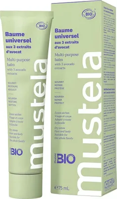 Zdjęcie produktu dla Mustela, Multifunkcyjny Balsam z 3 ekstraktami z awokado, 75 ml
