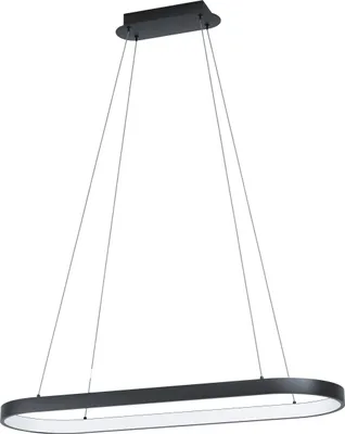 Produktbild von EGLO LED Pendelleuchte Codriales, 1 flammige Hängelampe dimmbar, Hängeleuchte aus Stahl und Kunststoff, Esstischlampe, Wohnzimmerlampe, warmweiß