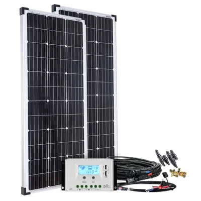 Produktbild von Offgridtec® basicPremium-L 200W Solaranlage 12V/24V Komplettsystem
