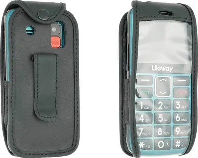Obrázok produktu pre Kožené puzdro s klipom na opasok pre mobilný telefón ukuu a uleway senior M2302