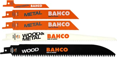 Produktbild von Bahco Säbelsägeblätter-Satz für Holz und Metall - 5-tlg.