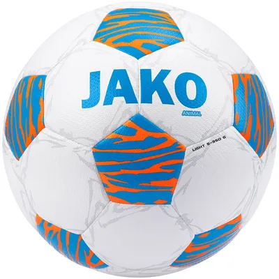 Produktbild von Lightball Animal - 350g Fußball - weiß/JAKO blau/neonorange weiß/JAKO blau/neonorange, 350g 5