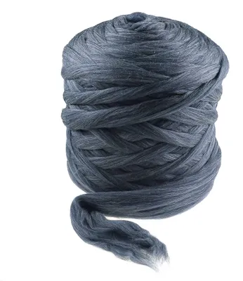 1m Filzwolle meliert Märchenwolle Merino Nassfilzen Trockenfilzen Spinnen Meterware melange blau