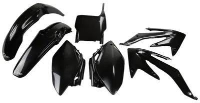 Obrázok produktu pre Súprava obloženia UFO PLAST, 7-dielna súprava plastového obloženia pre Honda CRF R 450 cm³, rok výroby 2007, farba: čierna