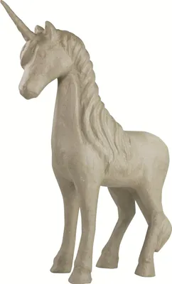 Produktbild von Décopatch Figur Pappmaché Einhorn XL, Clairefontaine