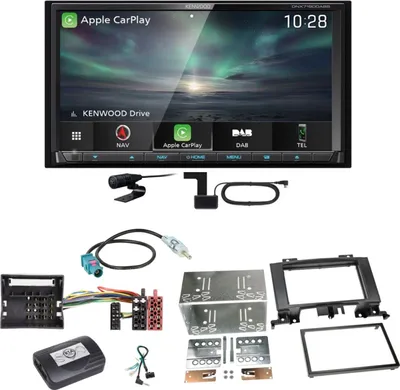 Produktbild von Kenwood DNX-7190DABS Android Auto Einbauset für Mercedes Sprinter W906 Crafter