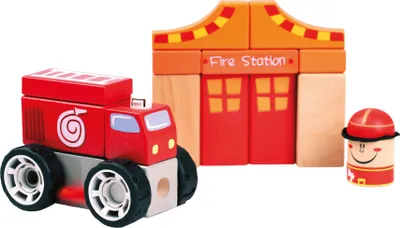 Produktbild von Holzbausteine, Feuerwehr
