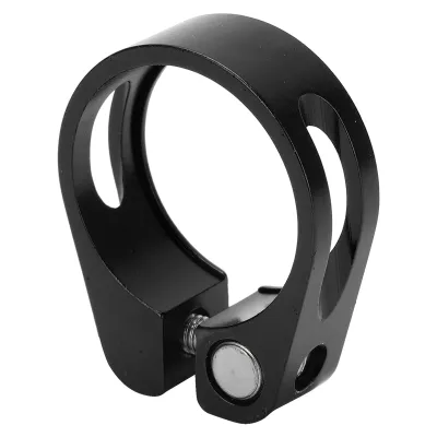 Zdjęcie produktu dla Zacisk sztycy rowerowej, kołnierz sztycy, kołnierz sztycy 31,8 mm, zacisk rury podsiodłowej roweru, szybkozamykacz sztycy, zacisk sztycy ze stopu aluminium