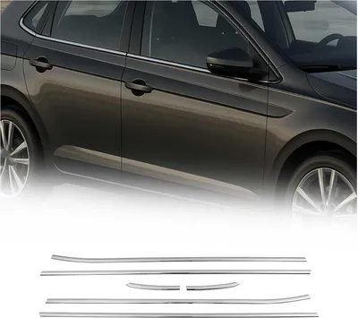 Image de Garniture de Fenêtre pour VW Polo HB 2009-2017 Acier Inox 6Pcs