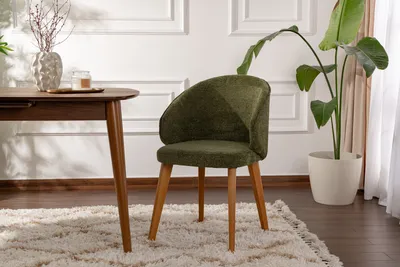 Produktbild von Skye Decor, Hochwertiges Stuhlset (2 Stück), Grünes Chenille, 48 x 86 x 58 cm | 100% Buchenholzrahmen, 100% Baumwolle, 5 cm Schaumstoff | Modernes Design für Ihr Zuhause.