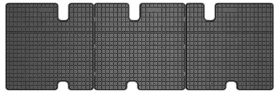 Imagen del producto de Alfombrillas de goma para Ford Transit VI desde 2013 (van) – juego de 3 piezas, negras, a medida – Wielganizator SolidPRO