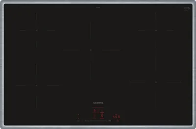 Produktbild von Siemens iQ300 EH845HVB1E, Schwarz, Integriert, 80 cm, Zonen-Induktionskochfeld, Glaskeramik, 5 Zone(n)