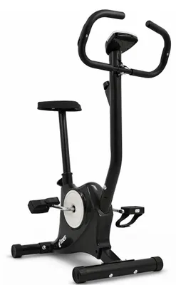 Image de Vélo d'appartement - Gris - Résistance réglable - Aluminium 10 kg - Pour intérieur - Vélo de fitness