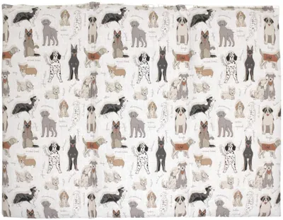 Produktbild von GIRAFFENLAND Bio-Bio Körnerkissen 40x30cm groß - 3-Kammer Kissen - Baumwolle Liebe-Hunde + Bio-Weizen-Roggen