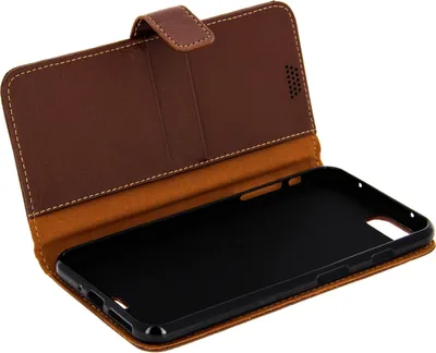 Immagine prodotto di Custodia protettiva flip con funzione stand per Apple iPhone 7 Plus, 8 Plus - Marrone
