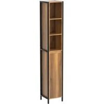 Image de Meuble de rangement pour salle de bains - 30 x 28 x 168 cm