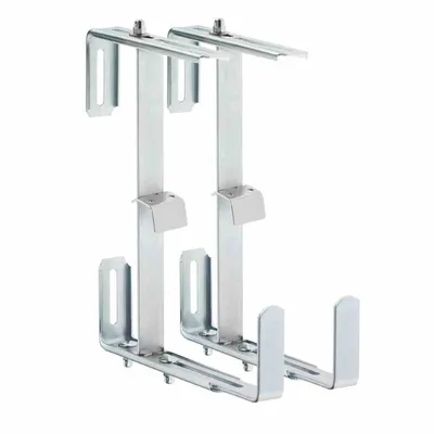 Image de ALBA-KRAPF Support pour caissettes de balcon réglable, galv. 3x