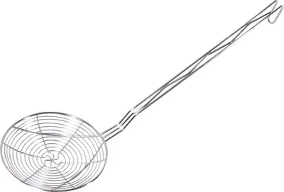 Produktbild von Frittierlöffel, Frittierschaufel, Edelstahl, Ø15 - 30 cm wählbar : 15 cm Variante: 15 cm
