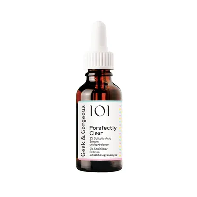 Zdjęcie produktu dla Geek & Gorgeous Porefectly Clear Serum 30 ml - Serum z 2% kwasem salicylowym i sarkozyną