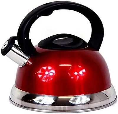 Produktbild von Edelstahl Induktion Wasserkocher Teekessel 3,0 L elegant Pfeifkessel