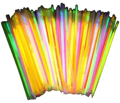 Productafbeelding van Lichtstokjes, meerkleurig, langdurige helderheid, willekeurige kleur, 100 stuks