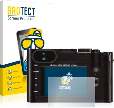 Produktbild von 2x BROTECT Schutzfolie für Leica Q (Typ 116) Displayschutz Displayschutzfolie Folie Matt Entspiegelungsfolie
