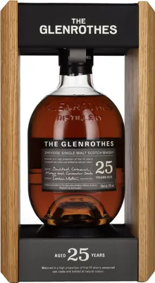 Produktbild von Glenrothes 25 Years + Box (grau) 700ml 43% Vol.