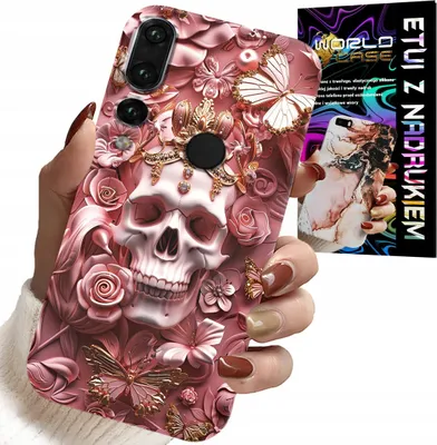 Zdjęcie produktu dla Etui Do Huawei P20 Pro - Kobiece, Modne Wzory, Czaszka W Róże