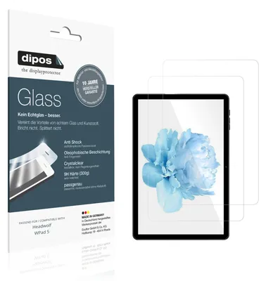 Image de 2x Protection ecrán pour Headwolf WPad 5 Verre souple Film Protecteur 9H dipos