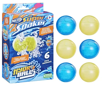 Obrázek produktu pro Nerf Super Soaker F63935L1, Vodní balónky, Modrá, Žlutá, 6 rok/roky