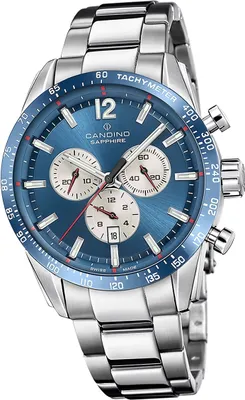 Produktbild von Candino Herren Uhr Chronograph Sport Edelstahl Armbanduhr Sport silber D2UC4757/2