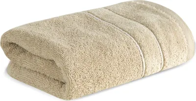 Produktbild von Eurofirany Badetuch Handtuch 50x90 cm Baumwolle beige Hotelhandtuch