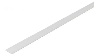 Zdjęcie produktu dla Sztanga płaska PVC 20x1,5mm Cezar Biały RAL9003 Mat 1m