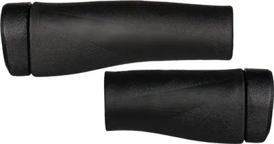 Produktbild von Herrmans 2099-0556 Lenkergriffe 'Clik', 123/90 mm, Ø 22 mm, schwarz (1 Paar)