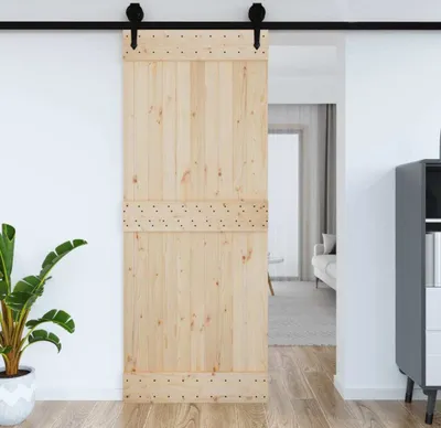 Zdjęcie produktu dla vidaXL Drzwi NARVIK 90x210 cm lite drewno sosnowe