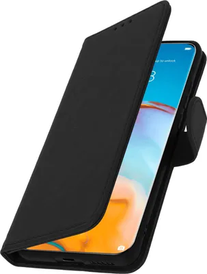 Image de Avizar, étui rabattable en simili cuir avec fonction support pour Huawei P40 Pro, noir