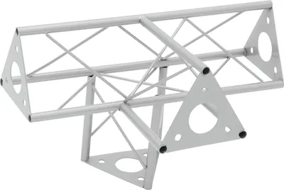 Produktbild von DECOTRUSS SAT-43 4-Weg-Stück /\ silber