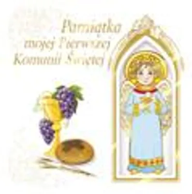 Obrázek produktu pro Pamiątkowy album na Pierwszą Komunię Świętą z aniołkiem