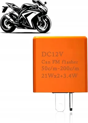 Obrázok produktu pre Led Indikátor Motocyklového Prerušovača Časovo Nastaviteľný 2Pin 12V Moto