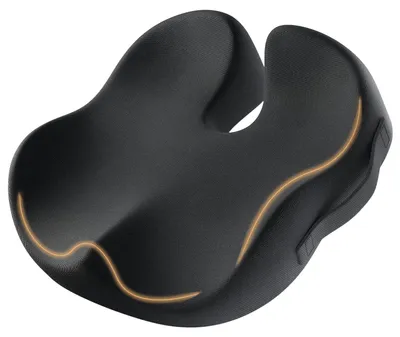 Produktbild von Sitzkissen Stuhlkissen Steißbeinkissen - Ergonomisch - Memory-Schaum - 48 x 40 cm - 10 cm dick