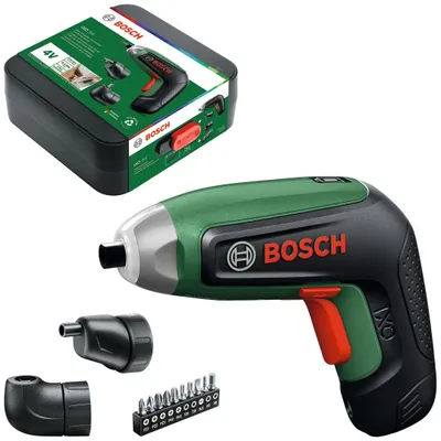 Produktbild von Bosch Akku-Schrauber IXO 8-Set, incl. 1x Akku BA 4V 2 Ah, Zubehör, Aufbewahrungsbox