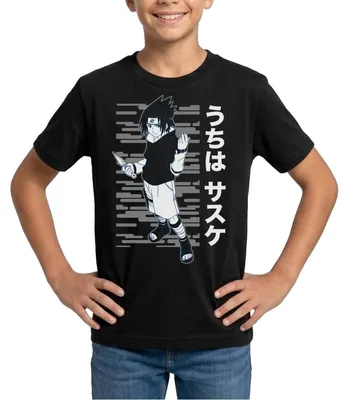 Produktbild von Spreadshirt Naruto Cooles Design Mit Sasuke Teenager T-Shirt, 134/146 (9-11 Jahre), Schwarz