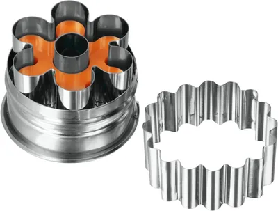 Produktbild von METALTEX 252373010 Linzer-Ausstecher ROSETTE / Ausstechform / Plätzchenform