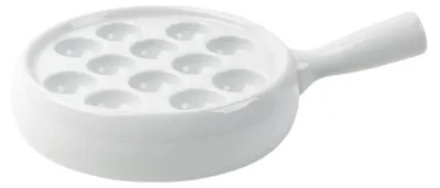 Produktbild von 4 Stück Porzellan Schneckenpfanne 25 cm 12er "Tessin" ** Holst Porzellan