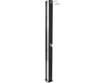Produktbild von Solardusche Exquisit aus Edelstahl mit Glasfront 18l