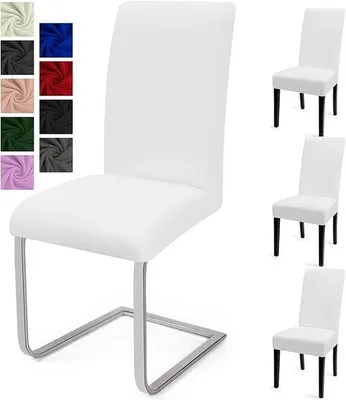 Produktbild von Geschirrständer 4-teilig Weiß Moderne Geschirrständer Maschinell waschbar Elastische Geschirrständer Ideal für Hochzeiten, zu Hause, Hotels