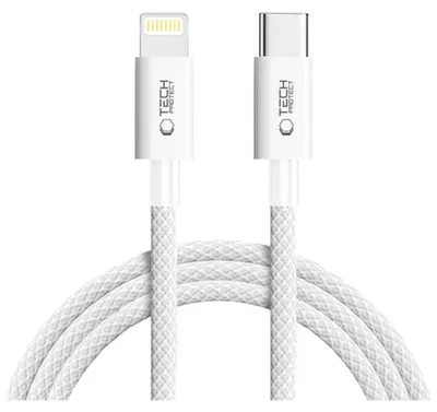 Zdjęcie produktu dla Tech-Protect Ultraboost Lite Lightning Cable Pd27W/3A 200Cm Cool Grey